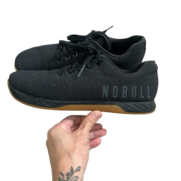 Nobull Outwork Sneakers OG Black Womens 10.5 A314 - Picture 3 of 5